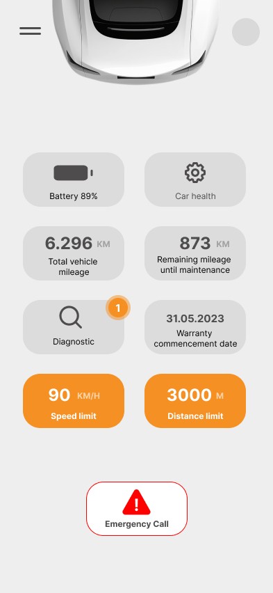 MobiHub app screen
